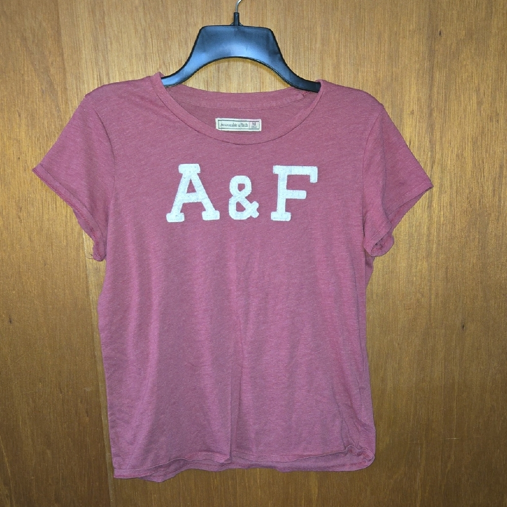 Abercrombie & Fitch Pink Short Sleeve Tee